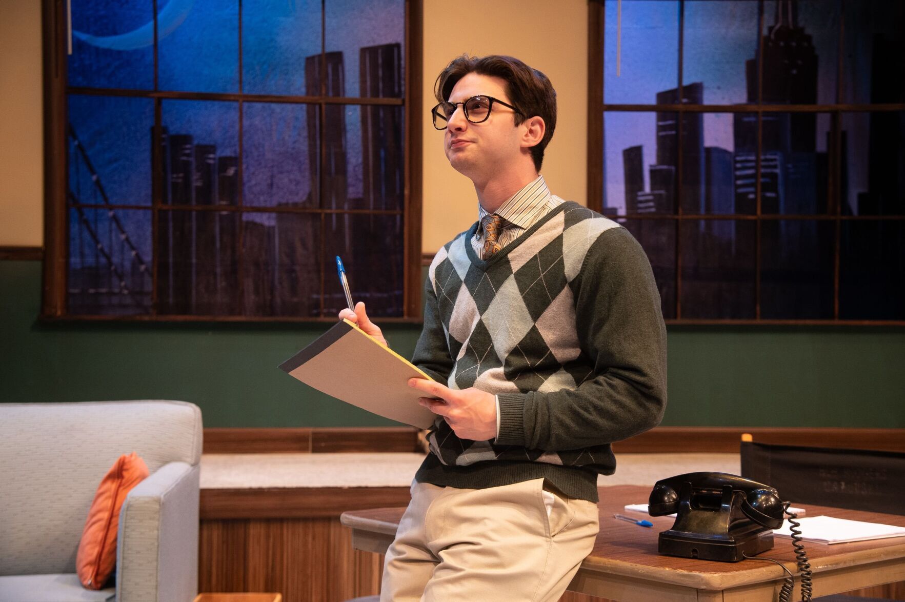 Review: Delightful cast makes the most of humor in Neil Simon's 'Laughter on the 23rd Floor'